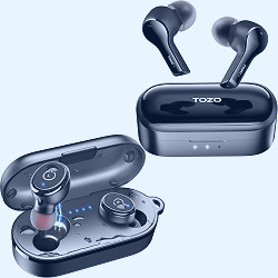 Amazon.com: TOZO T10 Bluetooth 5.3 Wireless Earbuds & TOZO T9 True Wireless  Earbuds ENC 4 Mic Call Noise Cancelling Bluetooth 5.3 Headphones :  Electronics